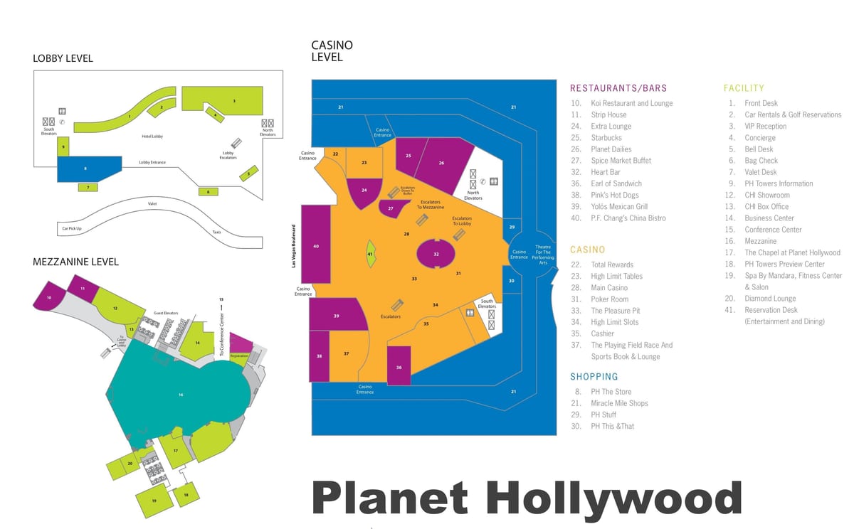 Las Vegas strip зураг Planet Hollywood
